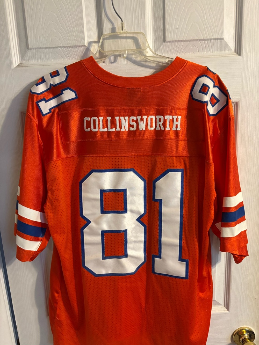 Adult XL Orange Football Jersey - Collinsworth #81